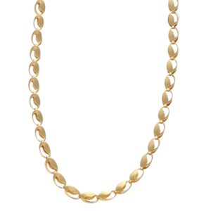 COLLANA ORO GIALLO OVALI