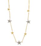 COLLANA DUE ORI  STELLE