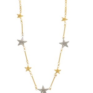 COLLANA DUE ORI  STELLE