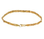 BRACCIALE ORO GIALLO DONNA FASCETTE SEMIRIGIDO