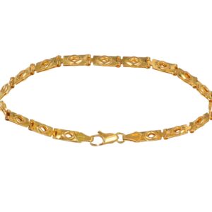 BRACCIALE ORO GIALLO DONNA FASCETTE SEMIRIGIDO
