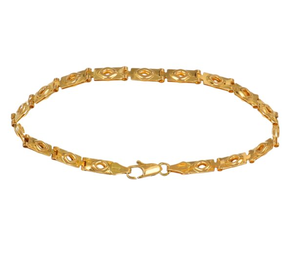 BRACCIALE ORO GIALLO DONNA FASCETTE SEMIRIGIDO