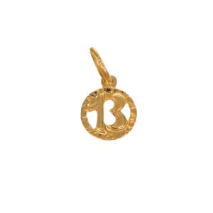 CIONDOLO ORO GIALLO 13