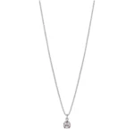 Rosato collana in argento 925 con pendente coccinella e zirconi Allegra