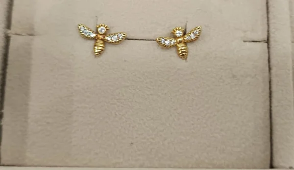 ORECCH. AG 925 BEE PRINCE