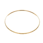 BRACCIALE ORO GIALLO RIGIDO TONDO LAVORATO SOTTILE