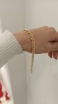 Bracciale oro giallo uomo catena