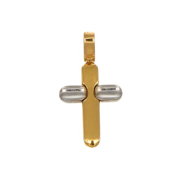 CIONDOLO DUE ORI CROCE