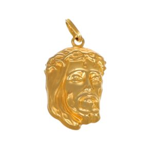CIONDOLO ORO GIALLO VOLTO DI CRISTO