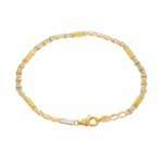 BRACCIALE DUE ORI CON FASCETTE