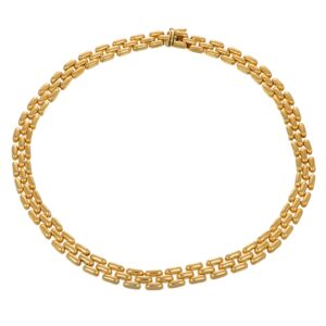 COLLANA ORO GIALLO SEMIRIGIDA