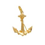 CIONDOLO ORO GIALLO ANCORA