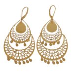 ORECCHINI ORO GIALLO PENDENTI