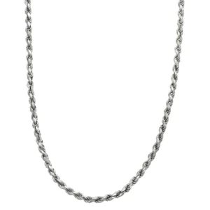 COLLANA ORO  BIANCO TORCION