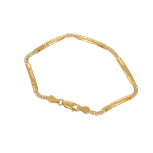 BRACCIALE ORO GIALLO SEMIRIGIDO FASCETTE