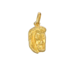 CIONDOLO ORO GIALLO VOLTO DI GESÙ