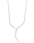 COLLANA ORO BIANCO CON DIAMANTI KT0.21 GVS1