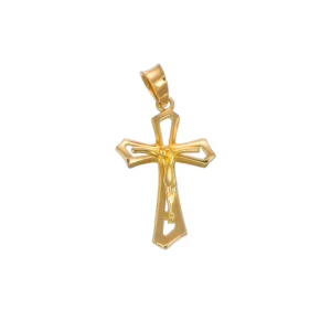 CIONDOLO ORO GIALLO CROCE C GESU