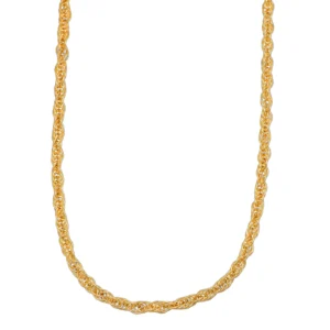 COLLANA ORO GIALLO TORCION MORBIDA