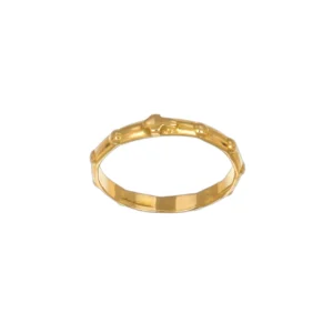 ANELLO ORO GIALLO ROSARIO