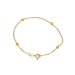BRACCIALE ORO GIALLO CON SFERETTE