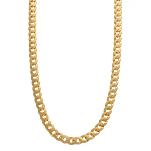 COLLANA ORO GIALLO MAGLIA PIATTA