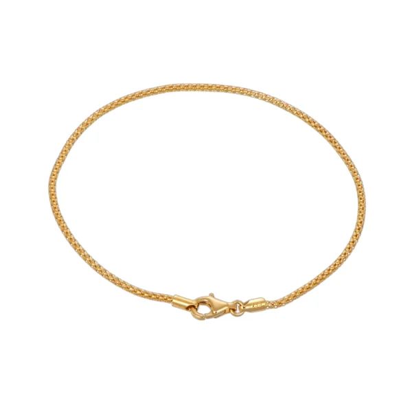 BRACCIALE ORO GIALLO FUNE