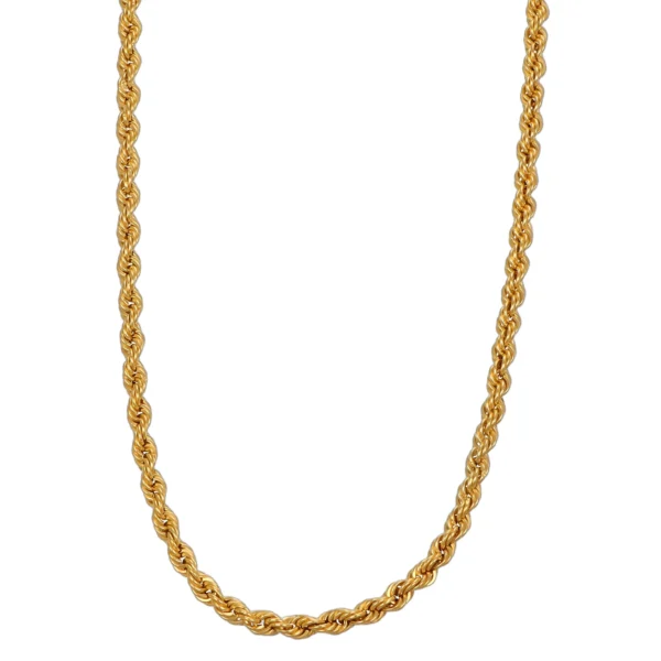 COLLANA ORO GIALLO TORCION LUNGA