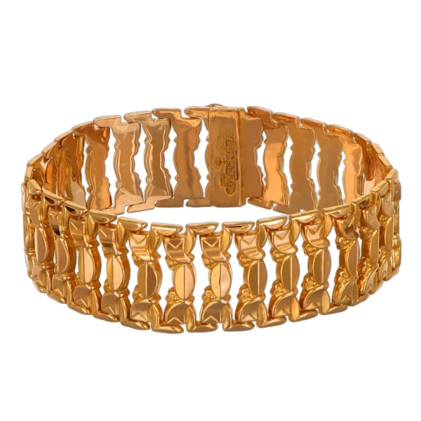 BRACCIALE ORO GIALLO TAPPETO