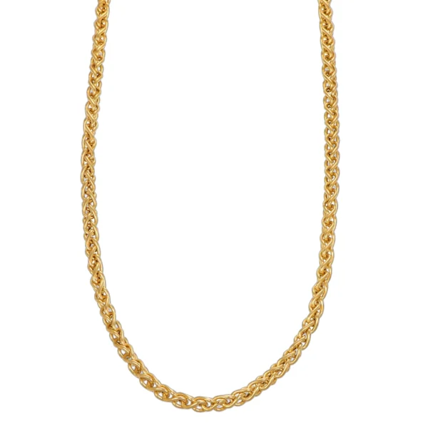 COLLANA ORO GIALLO INTRECCIATA