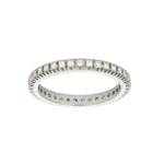 ANELLO ORO BIANCO ETERNEE CON DIAMANTI COMPLETO DI CERTIFICATO IGI
