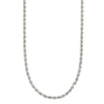 COLLANA ORO BIANCO TORCION