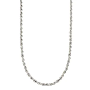 COLLANA ORO BIANCO TORCION