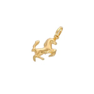 CIONDOLO ORO GIALLO CAVALLO