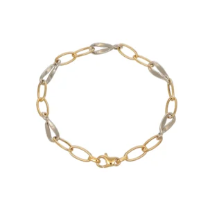 BRACCIALE DUE ORI LUCIDO