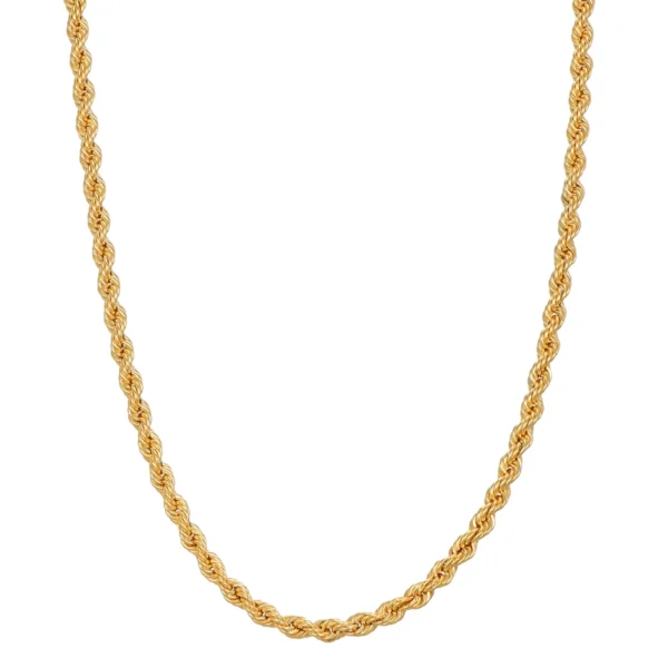 COLLANA ORO GIALLO TORCION LUNGA