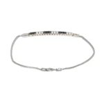 BRACCIALE ORO BIANCO CON ZIRCONI