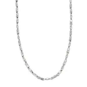 COLLANA ORO BIANCO EURO 90