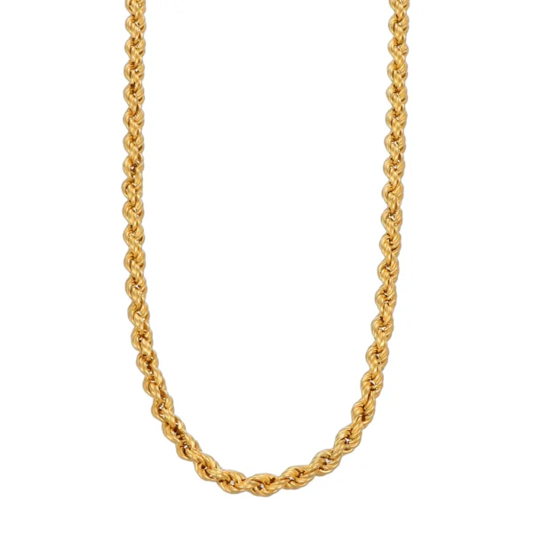 COLLANA ORO GIALLO TORCION