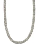 COLLANA ORO BIANCO SEMIRIGIDA