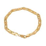 BRACCIALE ORO GIALLO UOMO