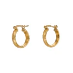 ORECCHINI ORO GIALLO CERCHIETTI