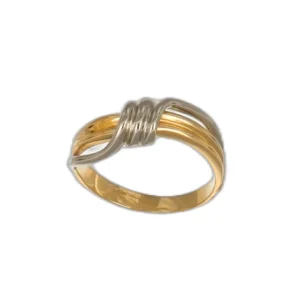 ANELLO DUE ORI NODO