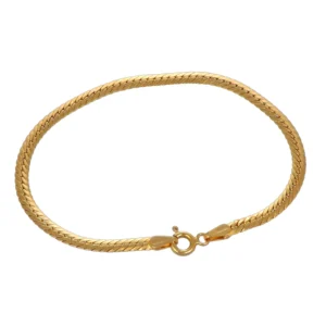 BRACCIALE ORO GIALLO SEMIRIGIDO