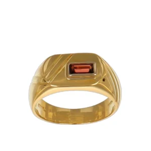 ANELLO ORO GIALLO CON ZIRC RUGGINE