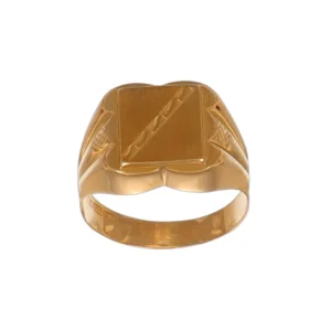 ANELLO ORO GIALLO LUC SAT UOMO