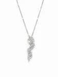COLLANA ORO BIANCO CON DIAMANTI RECARLO