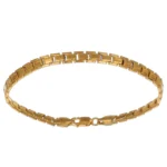 BRACCIALE ORO GIALLO LUC SAT SEMIRIGIDO