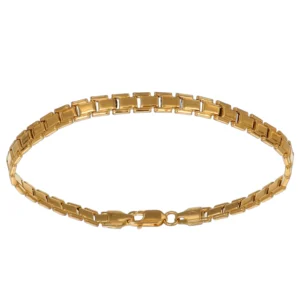 BRACCIALE ORO GIALLO LUC SAT SEMIRIGIDO