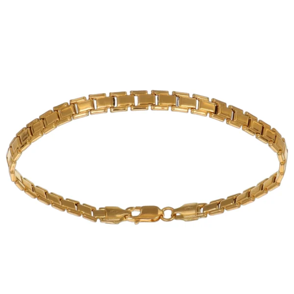 BRACCIALE ORO GIALLO LUC SAT SEMIRIGIDO
